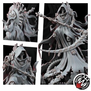 Necrocyborg Colhedor do Vazio | Miniaturas de Resina 16k | 28 mm 32 mm para Jogos de Mesa | Sem Pintura imagem 7