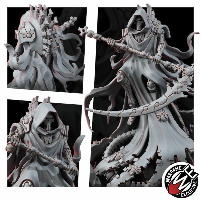 Necrocyborg Colhedor do Vazio | Miniaturas de Resina 16k | 28 mm 32 mm para Jogos de Mesa | Sem Pintura imagem 7