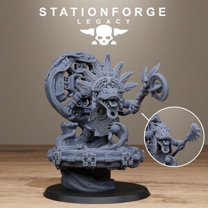 Legacy Bogkin Swamp Shaman | Station Forge 16k Resin Miniatures | 28mm 32mm Tabletop Wargaming | Unpainted image 9