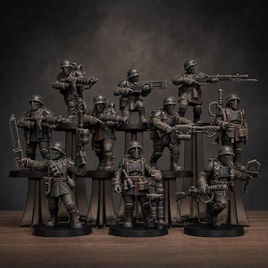 Freeguard Builder Kit | Station Forge 16k Resin Miniatures | 28mm 32mm Tabletop Wargaming | Unpainted image 1