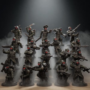 Grimguard Builder Kit | Station Forge 16k Resin Miniatures | 28mm 32mm Tabletop Wargaming | Unpainted image 1