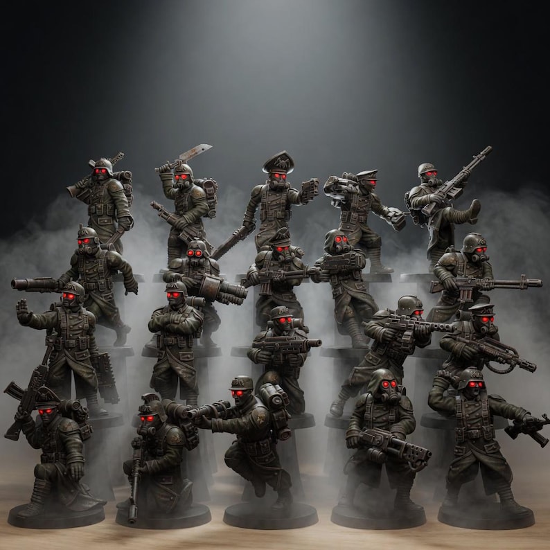 Grimguard Builder Kit | Station Forge 16k Resin Miniatures | 28mm 32mm Tabletop Wargaming | Unpainted image 1