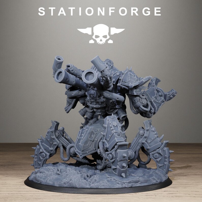 Scavenger Profaner | Station Forge 16k Resin Miniatures | 28mm 32mm Tabletop Wargaming | Unpainted image 7