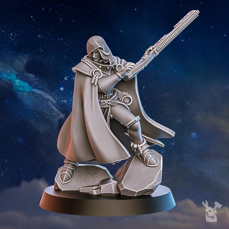 Berserker des Blackhide-Stammes | 16k Resin-Miniaturen | 28 mm/32 mm Tabletop-Wargaming | Unbemalt Bild 3