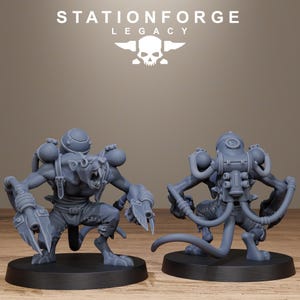 Rotfang Infantry | Station Forge 16k Resin Miniatures | 28mm 32mm Tabletop Wargaming | Unpainted image 3