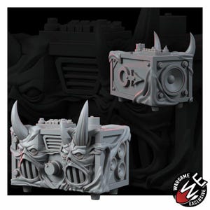 Noise Blasters - Terreno de Dispersión del Caos - Set de 6 - Resina de 16k - Juegos de mesa / Wargaming / Grimdark imagen 7
