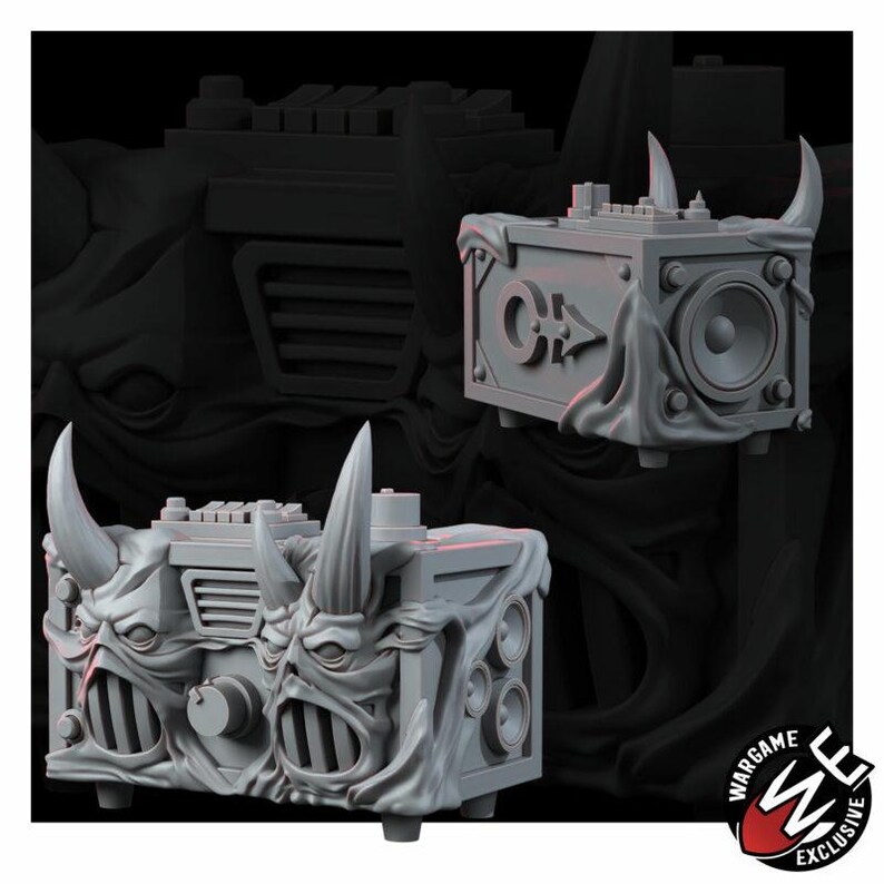 Noise Blasters - Terreno de Dispersión del Caos - Set de 6 - Resina de 16k - Juegos de mesa / Wargaming / Grimdark imagen 7