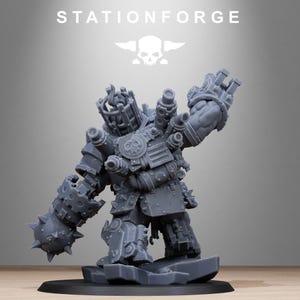 Orks Metjaw Boss | Station Forge 16k Resin Miniatures | 28mm 32mm Tabletop Wargaming | Unpainted image 6