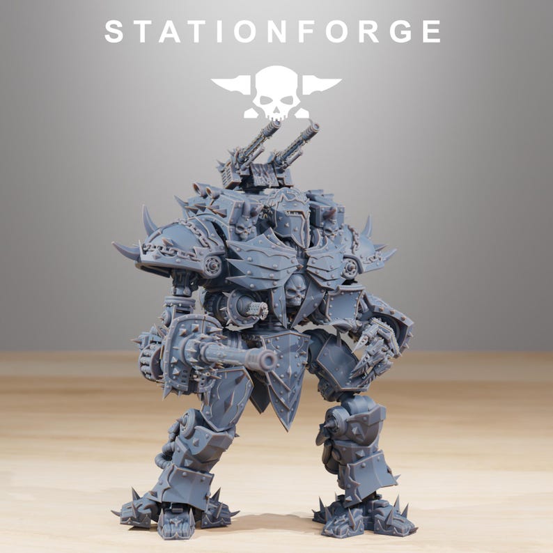 Pythonicus Defender MK2 | Station Forge 16k Resin Miniatures | 28mm 32mm Tabletop Wargaming | Unpainted image 4