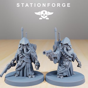 Chatarreros / Miniaturas de resina Station Forge 16k / 28 mm 32 mm Juegos de guerra de mesa / Sin pintar imagen 9