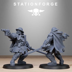 Royal Guard Bloodwardens | Station Forge 16k Resin Miniatures | 28mm 32mm Tabletop Wargaming | Unpainted image 7