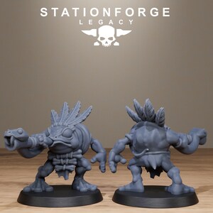 Legacy Bobkin Gobs | Station Forge 16k Resin Miniatures | 28mm 32mm Tabletop Wargaming | Unpainted image 6
