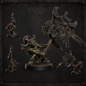 Zabaku - Orc Character - 16k Resin - Orcs / Tabletop / Wargaming / Grimdark image 1