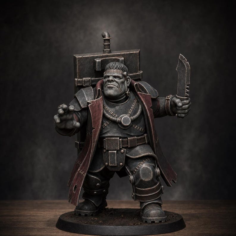 Grimguard Mutantstein | Station Forge 16k Resin Miniatures | 28mm 32mm Tabletop Wargaming | Unpainted image 1
