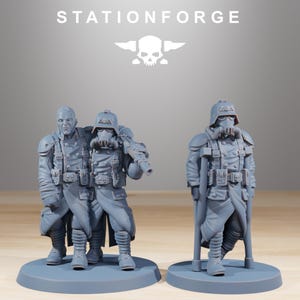 Grimguard Casualties | Station Forge 16k Resin Miniatures | 28mm 32mm Tabletop Wargaming | Unpainted image 6