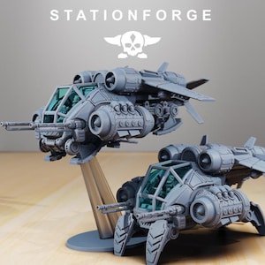 Scavenger Gunshi / Station Forge Miniature in resina 16k / 28 mm 32 mm Wargaming da tavolo / Non dipinte immagine 1