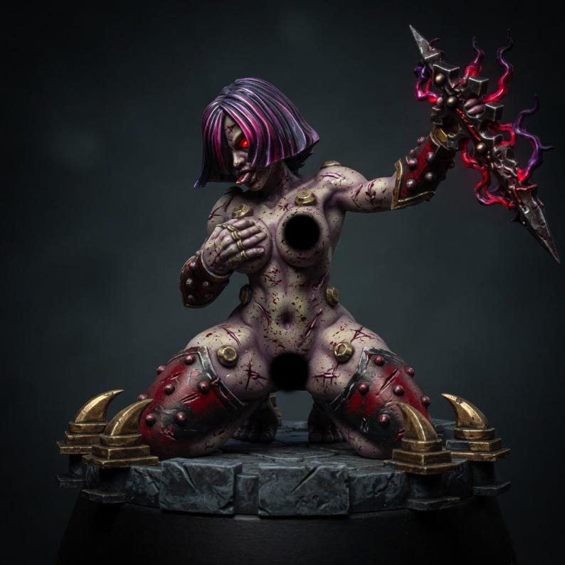 Sisters In Heresy Start Of The Curse | 16k Resin Miniatures | 28mm 32mm Tabletop Wargaming | Unpainted image 1