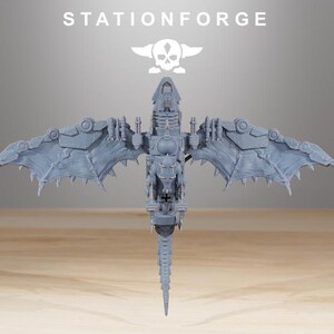 Orkaz Dragon Bomba | Station Forge 16k Resin Miniatures | 28mm 32mm Tabletop Wargaming | Unpainted image 4