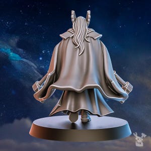 Blackhide Tribe Duelist | 16k Resin Miniatures | 28mm 32mm Tabletop Wargaming | Unpainted image 5
