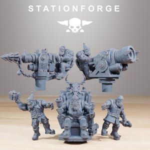 Orkaz Festivator | 16k Resin Miniatures | 28mm 32mm Tabletop Wargaming | Unpainted image 6