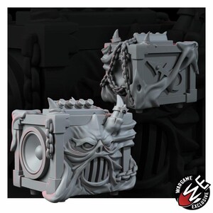 Noise Blasters - Terreno de Dispersión del Caos - Set de 6 - Resina de 16k - Juegos de mesa / Wargaming / Grimdark imagen 6