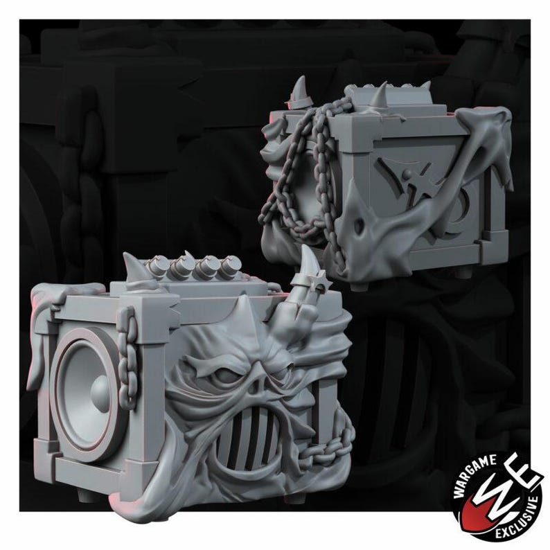 Noise Blasters - Terreno de Dispersión del Caos - Set de 6 - Resina de 16k - Juegos de mesa / Wargaming / Grimdark imagen 6