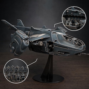 Vaskar Dropship | Station Forge 16k Resin Miniatures | 28mm 32mm Tabletop Wargaming | Unpainted image 1