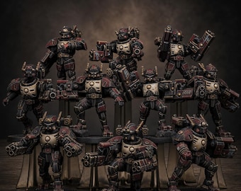 Tarion zwaar gepantserd | Station Forge 16k harsminiaturen | 28 mm 32 mm tafelblad wargaming | ongeschilderd