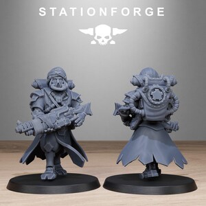 Carroñeros Abrasadores / Miniaturas de resina Station Forge 16k / 28 mm 32 mm Juegos de guerra de mesa / Sin pintar imagen 9