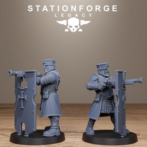 Legacy Thorncrest Blasmen | Station Forge 16k Resin Miniatures | 28mm 32mm Tabletop Wargaming | Unpainted image 8