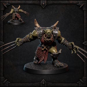 Logunn - Orc Character - 16k Resin - Orcs / Tabletop / Wargaming / Grimdark image 1