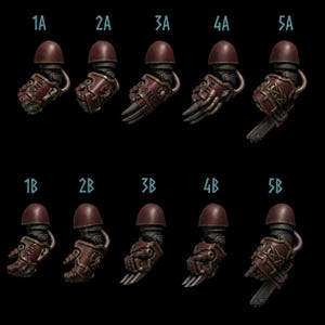 プライマルハウンド - ビッグフィスト - 16kレジン - GreyTide Studio - オオカミ / スペースウォリアーズ / パーツ / テーブルトップ / ウォーゲーム / グリムダーク 画像 1