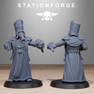 Grimguard Vigils | Station Forge 16k Resin Miniatures | 28mm 32mm Tabletop Wargaming | Unpainted image 5