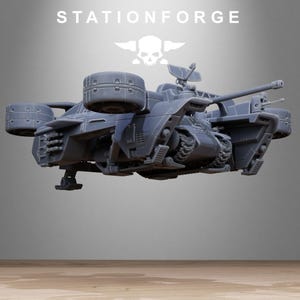 Freeguard Skycrane | Station Forge 16k Resin Miniatures | 28mm 32mm Tabletop Wargaming | Unpainted image 9