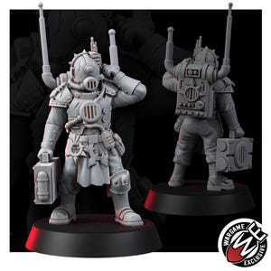 Commandogroep Chaos Renegades of Pain | 16k Resin Miniatures | 28 mm 32 mm Tafelblad Wargaming | Ongeverfd afbeelding 10