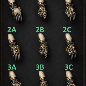 Eternal Pilgrims - Big claws - 16k Resin - GreyTide Studio - Holy Warriors / Space Warriors / Bitz / Tabletop / Wargaming / Grimdark image 1