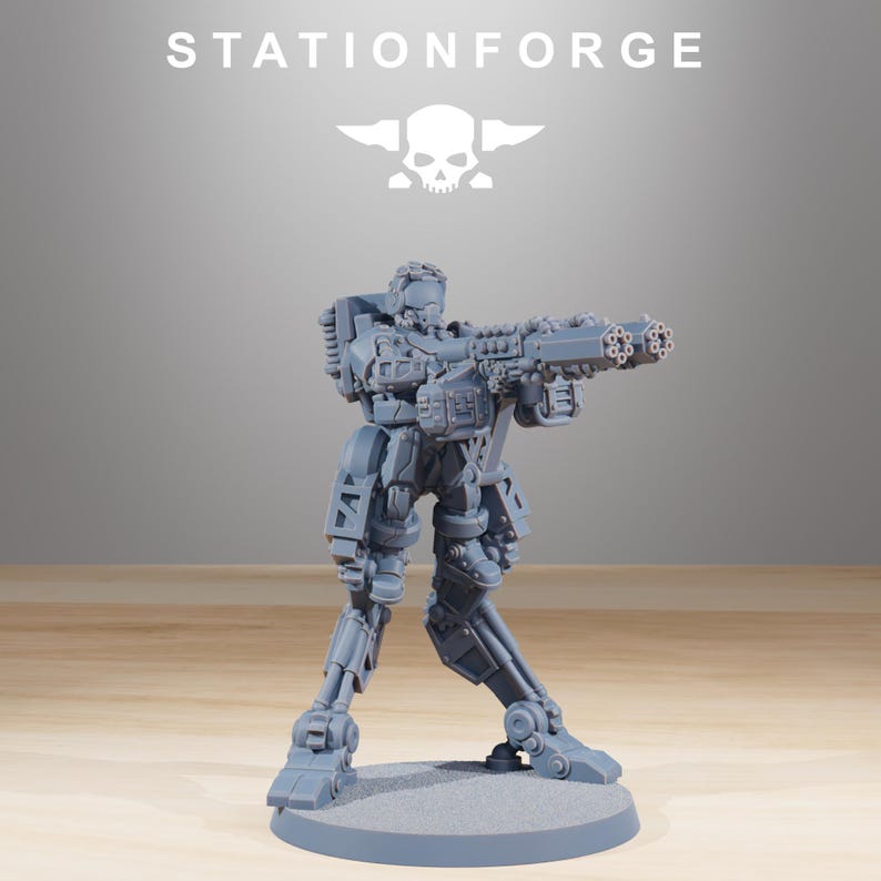 Scavenger Wayfarer Part 1 | Station Forge 16k Resin Miniatures | 28mm 32mm Tabletop Wargaming | Unpainted image 9