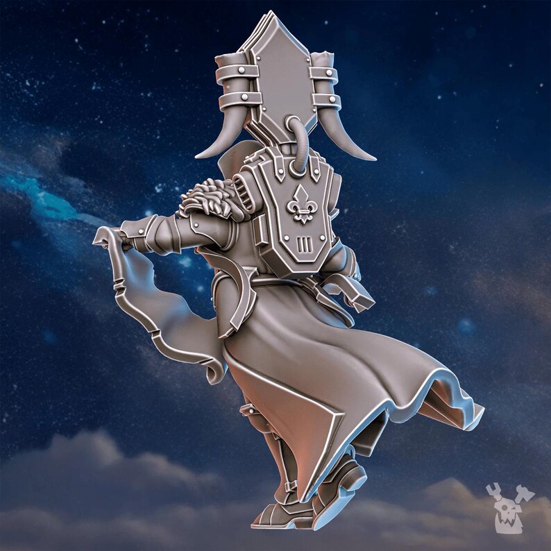 Stormpride Pride Caller | 16k Resin Miniatures | 28mm 32mm Tabletop Wargaming | Unpainted 画像 7