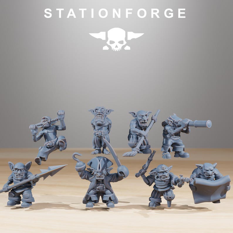 Gobs Short Pearl Battle Ship | Station Forge 16K Resin Miniature (28mm/32mm Scale) image 7