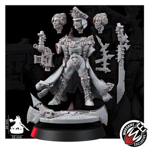 Miniatuur van Chaos Renegades | 16K harsfiguur voor oorlogsspellen (schaal 28 mm/32 mm) afbeelding 3