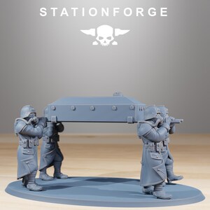 Grimguard Casualties | Station Forge 16k Resin Miniatures | 28mm 32mm Tabletop Wargaming | Unpainted image 3