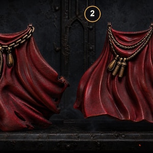 Crimson Lords - Grote mantels - 16k hars - GreyTide Studio - Bloed / Space Warriors / Onderdelen / Tabletop / Wargaming / Grimdark afbeelding 1