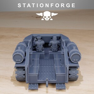 GrimGuard Tankette | Station Forge 16k Resin Miniatures | 28mm 32mm Tabletop Wargaming | Unpainted image 8