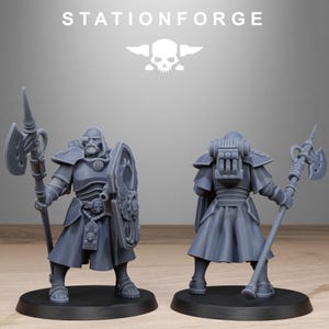 Vodalites Purifiers | Station Forge 16k Resin Miniatures | 28mm 32mm Tabletop Wargaming | Unpainted image 10