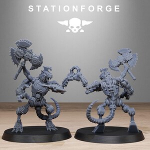 Raticus Technoclaw | Station Forge 16k Resin Miniatures | 28mm 32mm Tabletop Wargaming | Unpainted image 10
