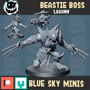 Logunn - Orc Character - 16k Resin - Orcs / Tabletop / Wargaming / Grimdark image 4