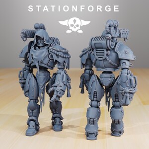 Scavenger Droitex MK2 | Station Forge 16k Resin Miniatures | 28mm 32mm Tabletop Wargaming | Unpainted image 4