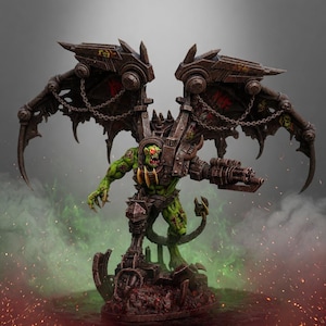 Orks Orkaz Thazaron | Station Forge 16k Resin Miniatures | 28mm 32mm Tabletop Wargaming | Unpainted image 1