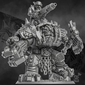 Da Arma Boss Miniature | 16K Resin Wargaming Figure (28mm/32mm Scale) image 2