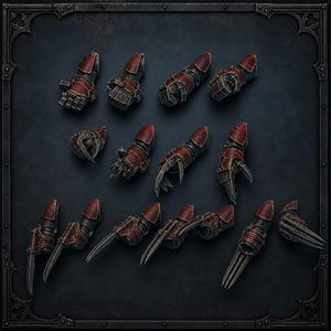Indivisible Legion Warriors – Modulares 5-Modell-Trupp-Set, 16K Resin-Miniatur Bild 4